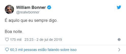 sensivel-mente.com - William Bonner decide apagar sua conta no Instagram e diz: ‘Vivendo a vida de verdade’