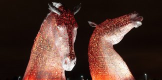 Belíssima escultura The Kelpies com 30 metros de altura impressiona!