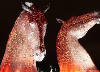 Belíssima escultura The Kelpies com 30 metros de altura impressiona!