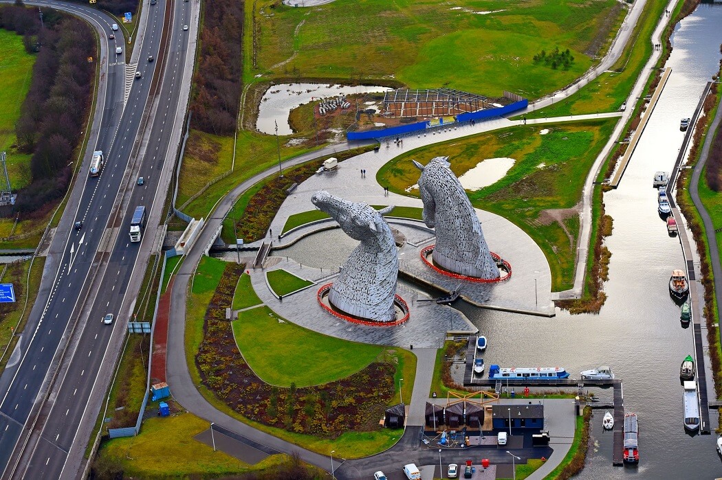 sensivel-mente.com - Belíssima escultura The Kelpies com 30 metros de altura impressiona!