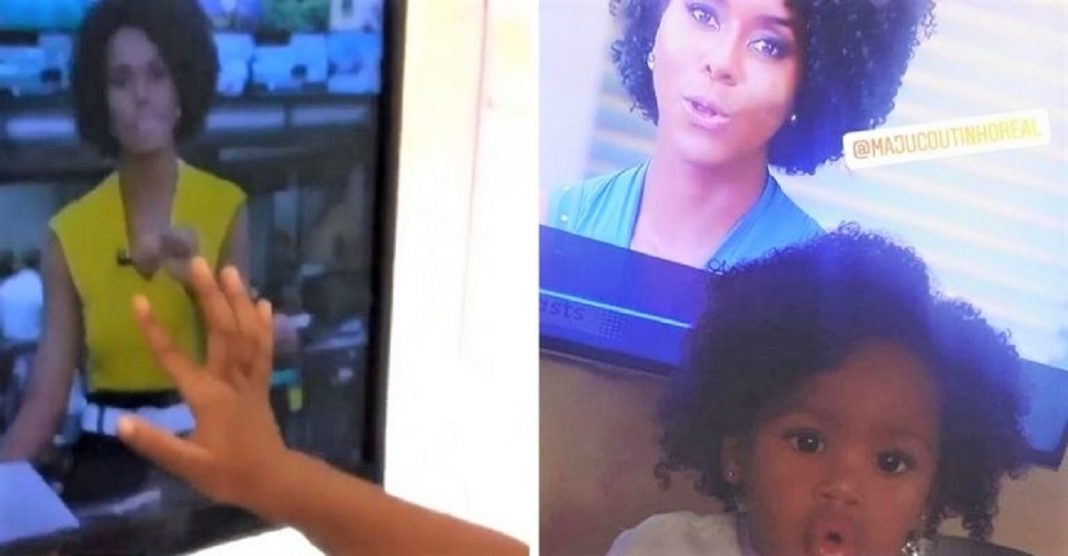 Menininha identifica- se com Maju Coutinho na TV e viraliza: ‘Ela se sentiu representada’