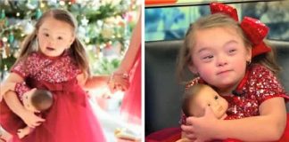 Menininha de 4 anos com síndrome de Down torna-se modelo de campanha de Natal