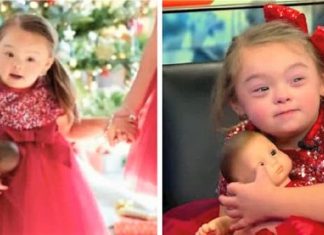 Menininha de 4 anos com síndrome de Down torna-se modelo de campanha de Natal