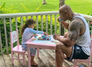 The Rock é um exemplo de paizão “carinhoso, cuidadoso e sempre presente”