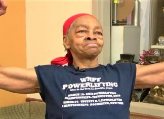 Vovó de 82 anos, halterofilista, deu uma surra em homem que invadiu sua casa