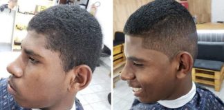 Barbeiro cortou de graça o cabelo de um rapaz que lhe ofereceu  R$1,75 para fazer o “pezinho”