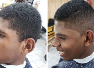 Barbeiro cortou de graça o cabelo de um rapaz que lhe ofereceu  R$1,75 para fazer o “pezinho”