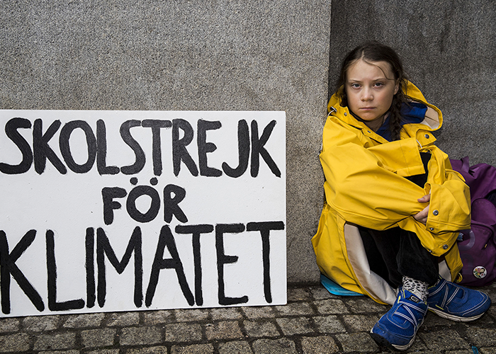 Greta Thunberg, a ambientalista, é eleita “pessoa do ano” pela revista Time Greta em protesto contra o aquecimento global Getty Images - Greta Thunberg, a ambientalista, é eleita “pessoa do ano” pela revista Time