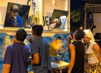 Moradores de rua de Goiânia ganharam o “dia de beleza” e kits de higiene pessoal.