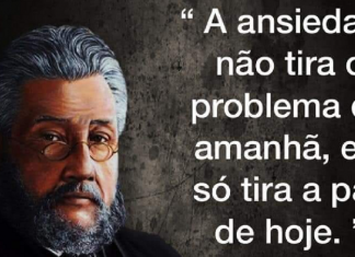 A ansiedade não tira o problema de amanhã, ela só tira sua paz de hoje