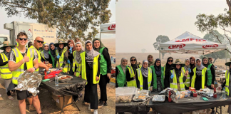 Comunidade muçulmana traz 5 caminhões de suprimentos e cozinha refeições para bombeiros exaustos na Austrália