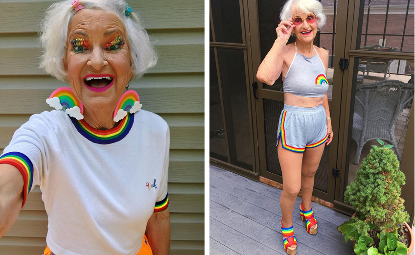 sensivel-mente.com - Conheça a vovó de 92 anos que prova a todos que nunca é tarde para ter estilo