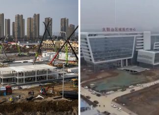 Já foi inaugurado na China hospital para tratar infectados por coronavírus.