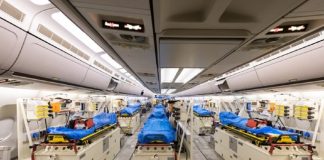 Alemanha transformou um Airbus A310 em uma “UTI high-tech com asas” e busca pacientes com coronavírus na Itália para serem tratados em seu país (fotos)