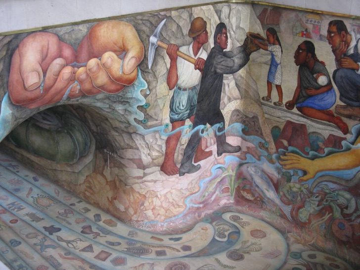 sensivel-mente.com - Mural permaneceu submerso na água por 42 anos e agora foi descoberto intacto no México, Confira!