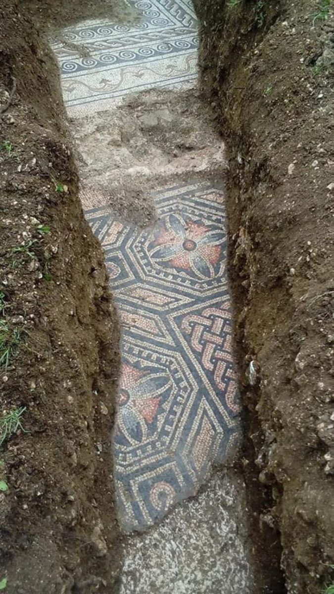 sensivel-mente.com - Arqueólogos descobrem mosaicos romanos em um antigo vinhedo na Itália. Eles são tesouros da humanidade