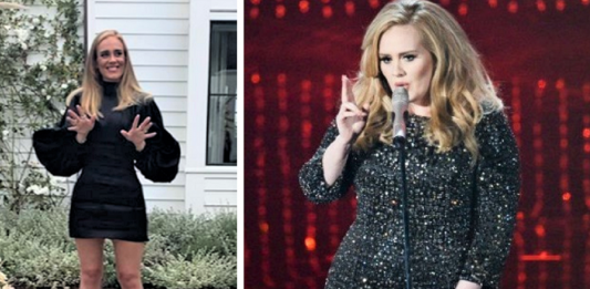 ADELE ao completar 32 anos mostra sua nova versão e boa forma, a primeira foto de 2020