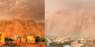 Tempestade de areia assombrosa chega ao Níger, espalhando espanto a todos.