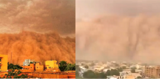 Tempestade de areia assombrosa chega ao Níger, espalhando espanto a todos.