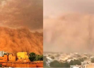 Tempestade de areia assombrosa chega ao Níger, espalhando espanto a todos.