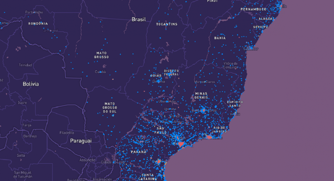 Aplicativo permite você consultar seu endereço e saber onde há pessoas contaminadas com covid-19 perto de você.