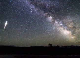 Nesta madrugada, entre terça e quarta-feira, acontecerá uma chuva de estrelas cadentes: vindas do cometa Halley