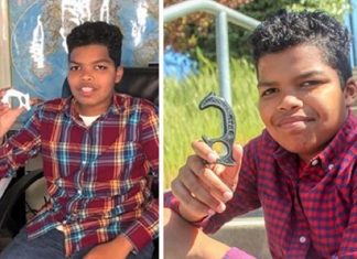 Garoto de 12 anos inventa ferramenta que evita o contato com o covid -19