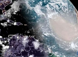 Nuvem gigantesca de poeira do Saara encobre céu do caribe
