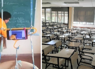 “Professora se vira nos 30” para ministrar sua aula à distância