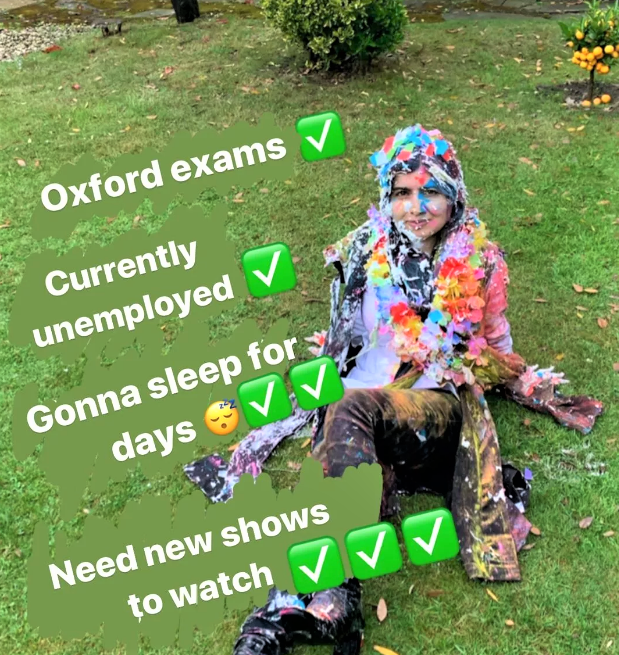 sensivel-mente.com - Malala Yousafzai festejou sua formatura na Universidade de Oxford