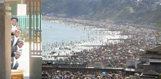 Ingleses lotam as praias em dia de sol; governo “teme” 2ª onda da Covid-19