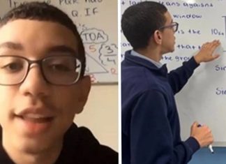 Jovem viralizou na internet dando aulas de álgebra. Educar milhares em quarentena