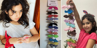 Menina de 9 anos doou R$ 2 mil à Santa Casa de MG com suas vendas de laços para cabelo