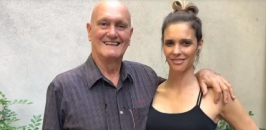 Morre o pai de Fernanda lima, Cleomar Lima, vítima da Covid-19