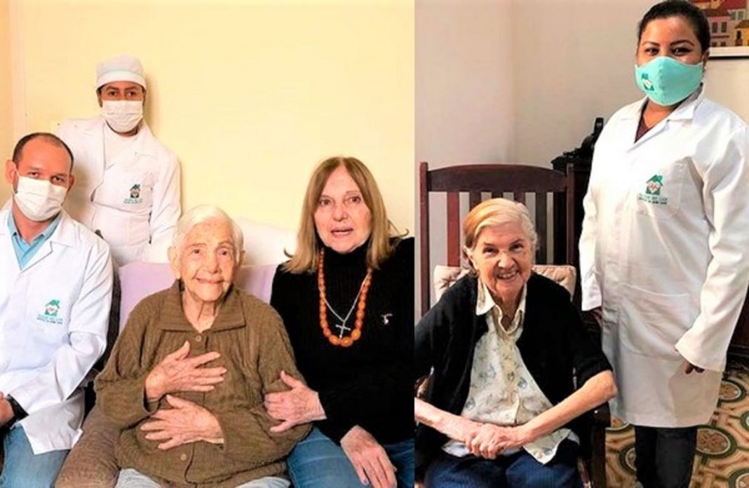 Irmãs com 96 e 100 anos foram curadas juntas da covid-19 no MS: “enquanto há vida, há esperança!”