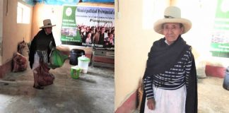 Uma humilde senhora doou parte de sua colheita para ajudar pessoas confinadas na pandemia: “Trouxe algumas coisinhas”