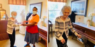 Com 107 anos ela já derrotou o coronavírus e a gripe espanhola. Ela é tão forte que dança para comemorar
