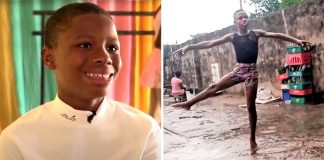 Jovem dançarino africano recebe uma bolsa de estudos no American Ballet Theatre de Nova York.