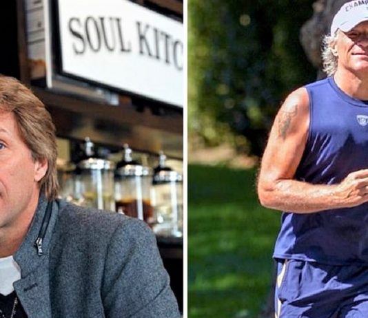 Jon Bon Jovi surpreende com seu físico tonificado. Ele fez uma pausa em suas excursões e instituições de caridade