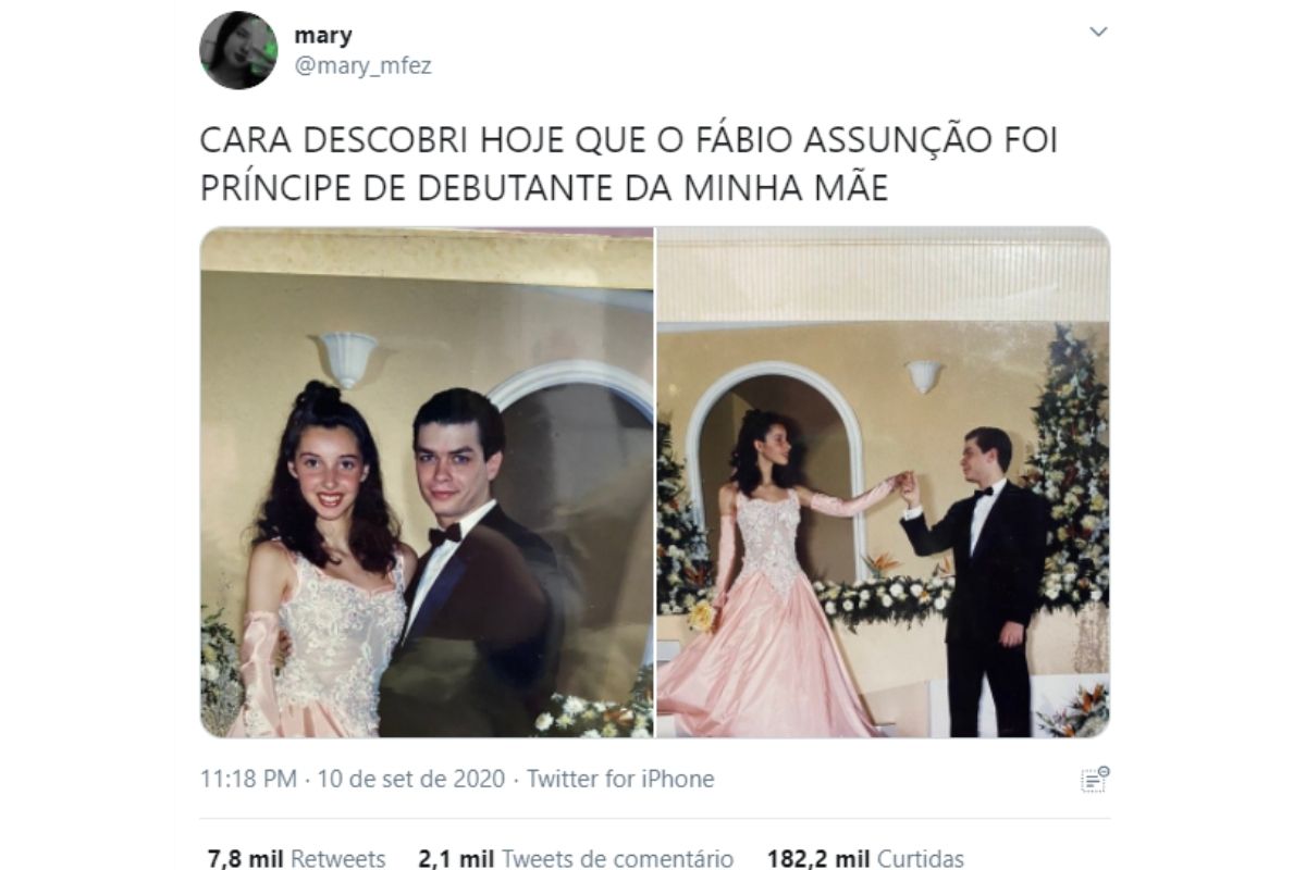 sensivel-mente.com - Mariana ficou perplexa com a descoberta "Fábio Assunção foi príncipe" do baile de 15 anos de sua mãe!