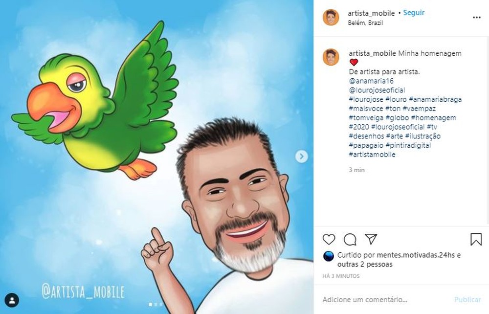 sensivel-mente.com - Fãs do eterno Louro José fazem homenagens a Tom Veiga nas Redes Sociais