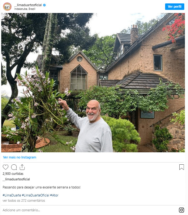 sensivel-mente.com - Lima Duarte completa 90 anos e escolhe viver no campo para aproveitar as &ldquo;coisas simples da vida&rdquo;