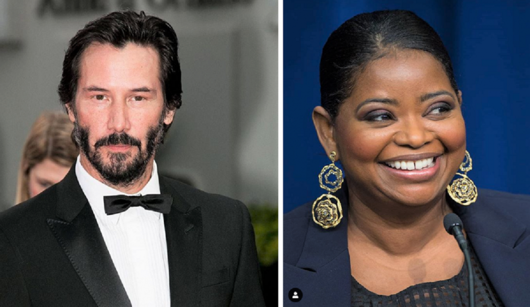 Octavia Spencer disse que quando ninguém a quis ajudar, Keanu Reeves lhe estendeu a mão