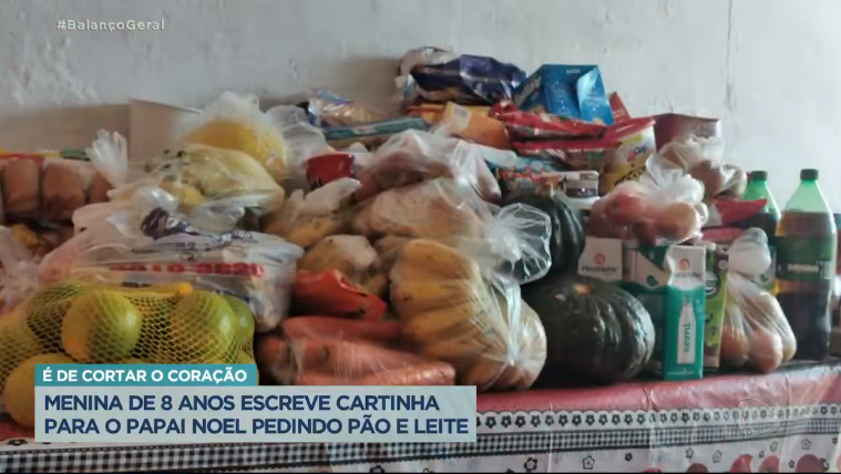 sensivel-mente.com - Menina de 9 anos escreveu uma carta para o Papai Noel pedindo “pão e leite” conheça a história