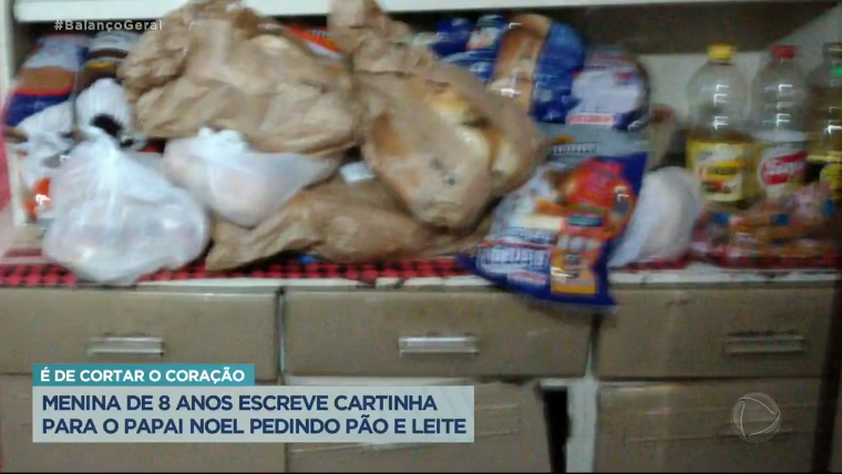 sensivel-mente.com - Menina de 9 anos escreveu uma carta para o Papai Noel pedindo “pão e leite” conheça a história