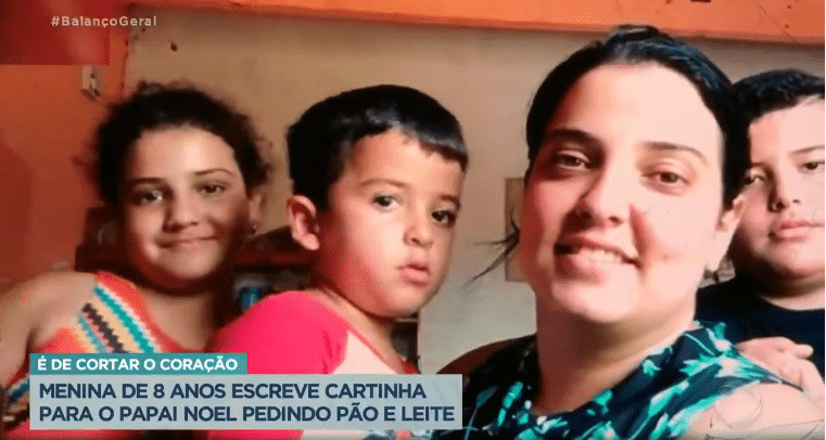 sensivel-mente.com - Menina de 9 anos escreveu uma carta para o Papai Noel pedindo &ldquo;p&atilde;o e leite&rdquo; conhe&ccedil;a a hist&oacute;ria
