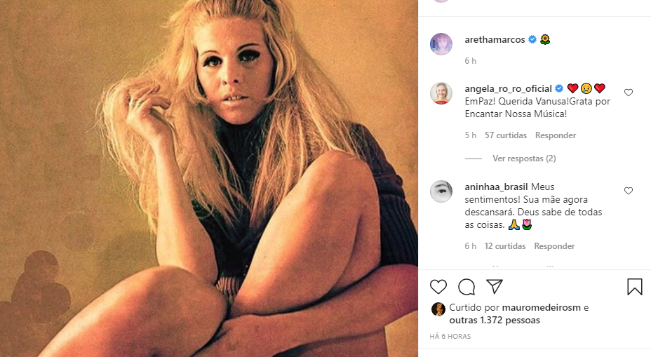 sensivel-mente.com - Filha de Vanusa homenageia a mãe postando foto da cantora com o pai: “Juntos na Eternidade”