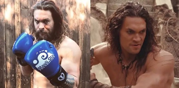 sensivel-mente.com - 12 homens famosos que parecem irreconhecíveis sem uma barba. Jason Momoa parece outra pessoa