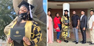 Tyra Muhammad se formou na faculdade 26 anos depois de entrar. A perseverança é muito importante!