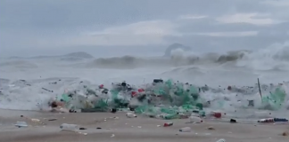 “Ondas de lixo” na praia de São Conrado, RJ, chocam internautas no mundo; Vídeo